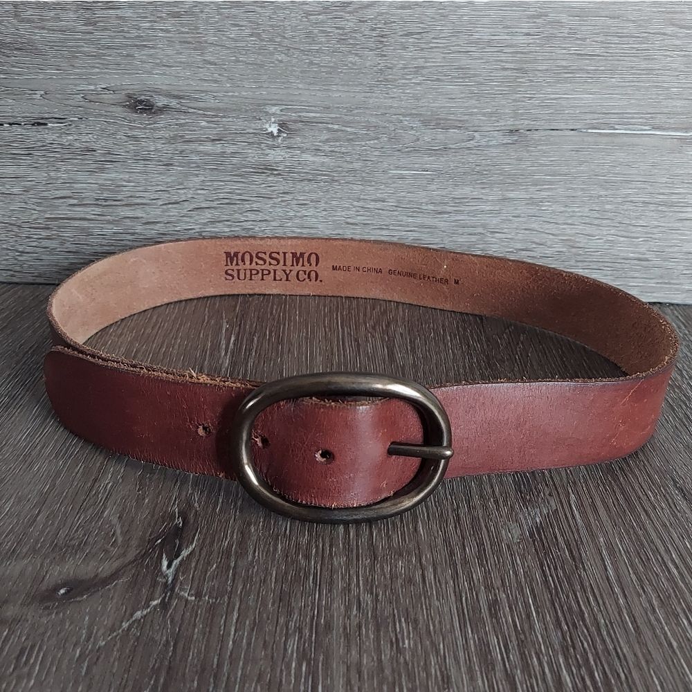 Mossimo Supply Co. Brown Leather Belt Medium
